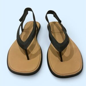 Reef Black and Tan Women's Sandals